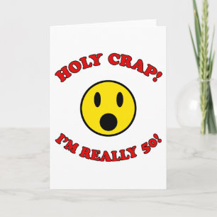 50:e födelsedagsgåva kort