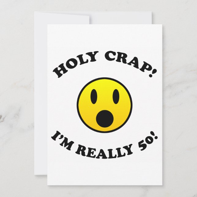 50:e födelsedagsgåva kort (Framsida)