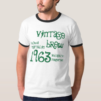 50:e födelsedagsgåvan 1963 Vintage Brew Tee