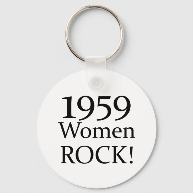 50:e födelsedagsgåvor, 1959 Women Sten! Nyckelring (Framsida)