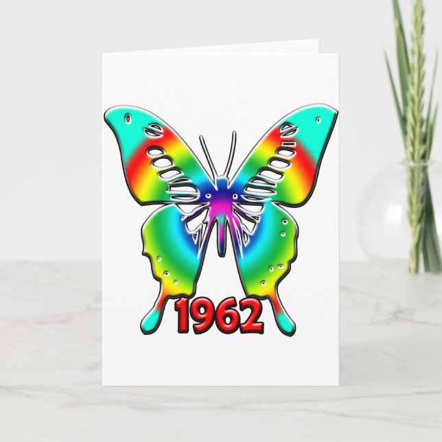 50:e födelsedagsgåvor, 1962 kort (Framsida)