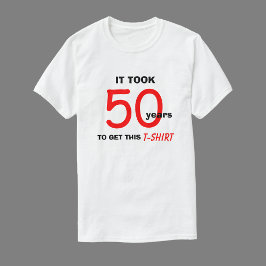 50:e födelsedagsgåvor för manar T Shirt - Lustigt