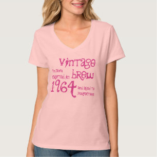50:e födelsedagsgiftet 1964 Vintage Brew ROSA V01 T-shirt