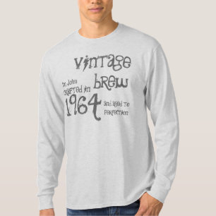 50:e födelsedagsgiftet Gift 1964-Vintagen Brew Gr Tee Shirt