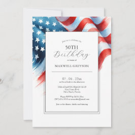 50:e födelsedagsinbjudan: ÄF Inbjudningar