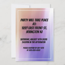 50:e födelsedagsinbjudan