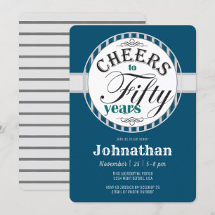 50:e födelsedagskalan till 50 år inbjudningar