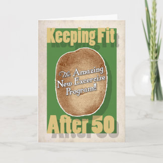 50:e födelsedagskortet: Potato Bag Fitness Program