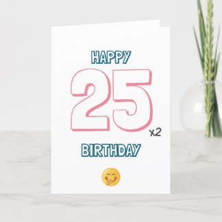 50:e födelsedagskortet tack kort