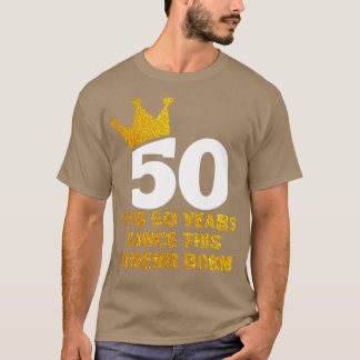50:e födelsedagslegenden t shirt