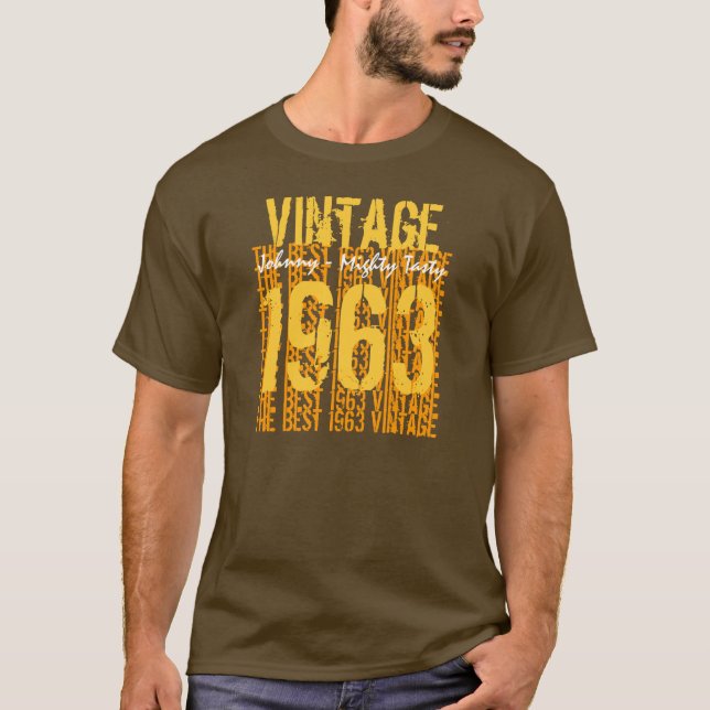 50:e födelsedagspresent - bästa 1963-Vintage Tröja (Framsida)