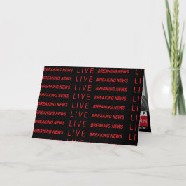 50:e födelsedagsresumpan Manar Funny TV News Inbjudan
