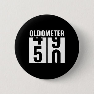 50:e födelsedagstidningen Funny Gift Manar Kvinnor Knapp