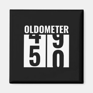 50:e födelsedagstidningen Funny Gift Manar Kvinnor Magnet