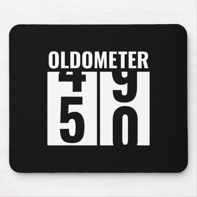 50:e födelsedagstidningen Funny Gift Manar Kvinnor Musmatta (Framsidan)