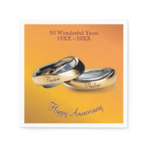 50:e ✨ 💛 Golden Bröllop Ringar-årsdagen