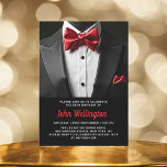 50:e händelsen i Svart och Red Tuxedo-födelsedagen Inbjudningar<br><div class="desc">Fira i stil med den här inbjudan till Svart och Red Tuxedo-födelsedagseftermiddagen, med elegans och sofistikering. Den eleganta svarta bakgrunden och tonen anger tonen för en luxuriös affär, perfekt för en milstolpe firande. Med sin förfinade tuxedo-inspirerade utformning fångar den här inbjudan kärnan i en klasskväll fylld med minnesvärda stunder. Anpassa...</div>