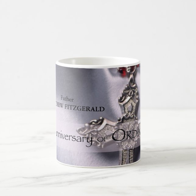 50:e jubileumschalice för anpassad namngivning kaffemugg (Center)