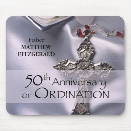 50:e jubileumschalice för anpassad namngivning musmatta