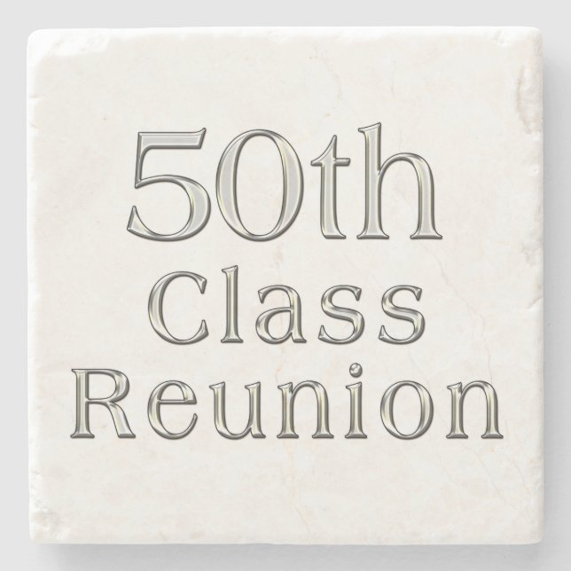 50:e klass Reunion Gift, Marble Underlägg (Framsidan)