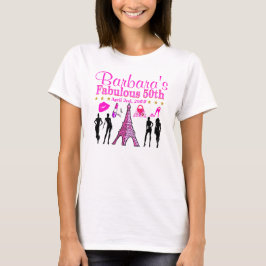 50:E OCH FABULÖS PERSONLIG PARIS T SHIRT