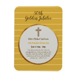 50:e Ordination-jubileet - pris Golden Jubilee Magnet