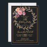 50:e överraskande Födelsedagsfest Rosa Marsala Inbjudningar<br><div class="desc">En modern snyggt överraskar 50:e födelsedagsfest inbjudan med en blommigt krans i pinkar och marsala och ett modernt typsnitt i eleganten. En chic feminin inbjudan för henne! Anpassa med din party-information. Om du behöver hjälp med den här designen eller matchande materialen kontaktar du mig genom "meddelande"-länken i min butik eller...</div>