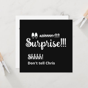 50:e Roligten för överraskande Födelsedagsfest, sv Inbjudningar