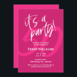 50:e Shock rosa Födelsedagsfest inbjudan<br><div class="desc">50:e Rosan i Födelsedagsfest inbjudan Roligt 50:e Födelsedagsfest inbjudan</div>