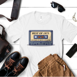 50:e Vintagen på födelsedagen 1973 Gift T Shirt