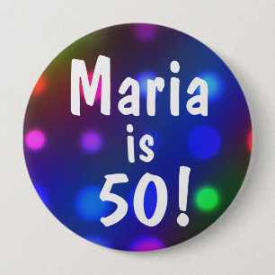 50! Eller några åldern och någon känd födelse Knapp
