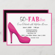 50 & Fab 50 och Fabulous Rosa High Heel