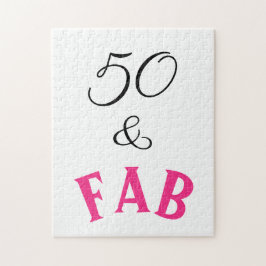 50 & Fab Fabulous Pussel