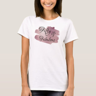 50 & Fabulat över Bruschton Ro Guld T Shirt
