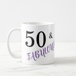 50 & Fabulös Födelsedagsfest Kaffemugg