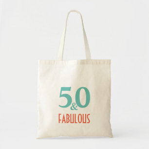 50 & Fabulös grönt och orange Tygkasse