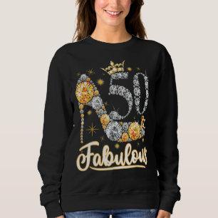 50 & Fabulous 50 Years 50:e Birthday Diamond C T Shirt
