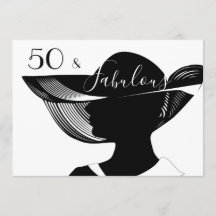 50 & Fabulous | B&W-elegant konsdekdesign