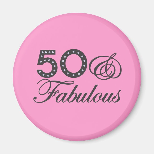 50 & Fabulous Gift Magnet (Framsidan)