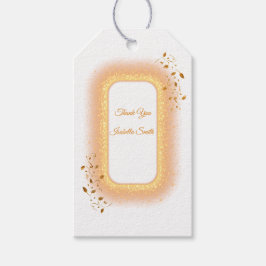 50& Fabulous golden födelsedagspresent-märkre Presentetikett