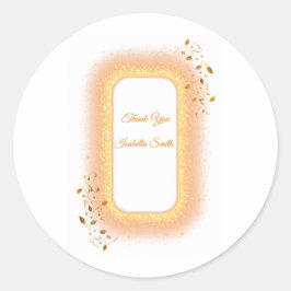 50& Fabulous guldfärgade etiketter för födelsedags