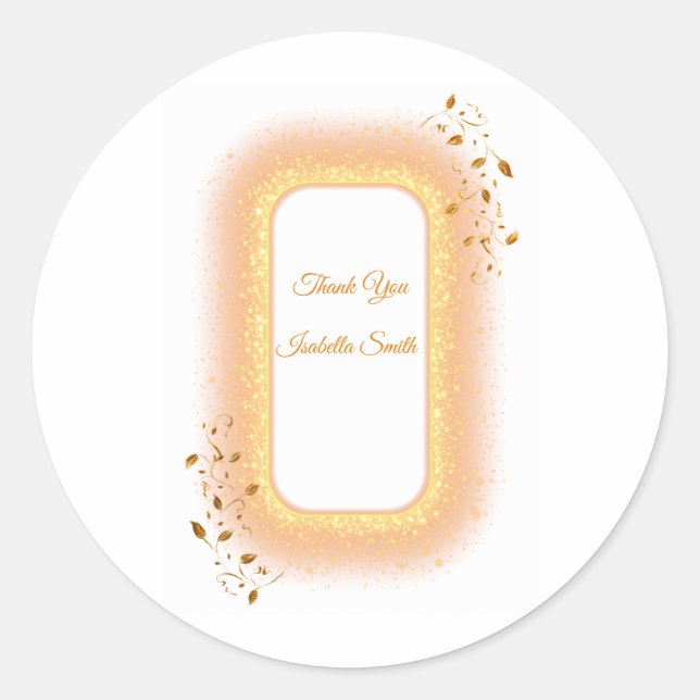 50& Fabulous guldfärgade etiketter för födelsedags (Framsida)