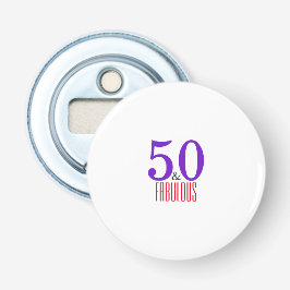 50 & Fantastisk | Elegant 50-årsfest Flasköppnare