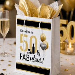 50 & Fantastisk Modern Födelsedagsfest i Guld och