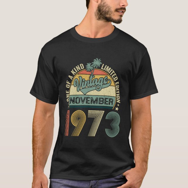 50 Fantastisk sedan november 1973 50 T Shirt (Framsida)