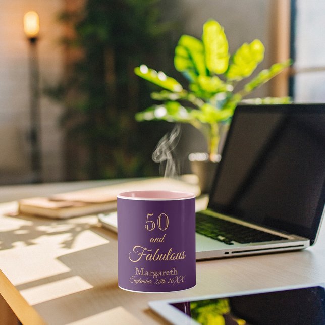 50 fantastiska lila namn mugg (Skapare uppladdad)