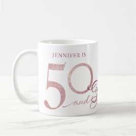 50 Födelsedag Kaffemugg