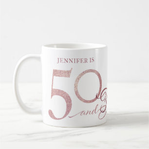 50 Födelsedag Kaffemugg