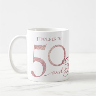50 Födelsedag Kaffemugg