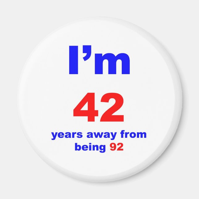 50 Födelsedag Magnet (Framsidan)